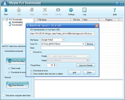 download flv to mp3
