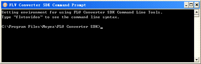 Click to view Moyea FLV Converter SDK 1.0.2.8 screenshot