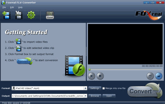 main interface