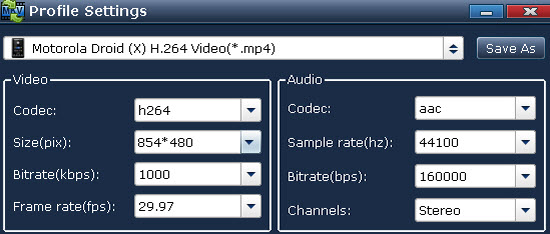 Profile Settings Profile Settings
