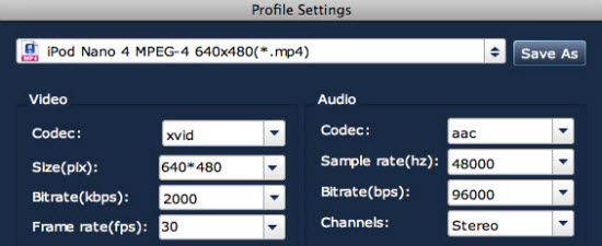 Profile Settings