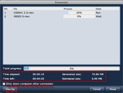 Converting MTS