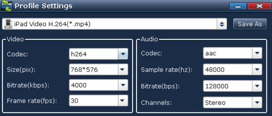 Profile Settings