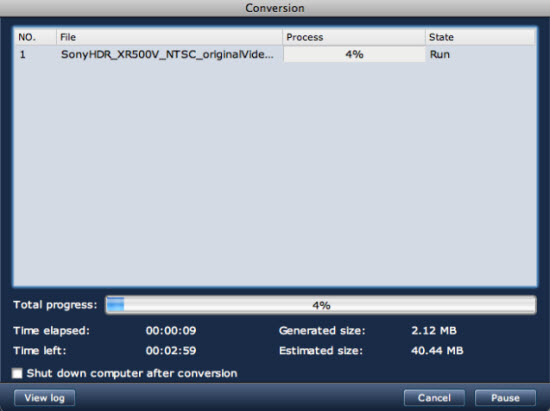 Converting TOD Video