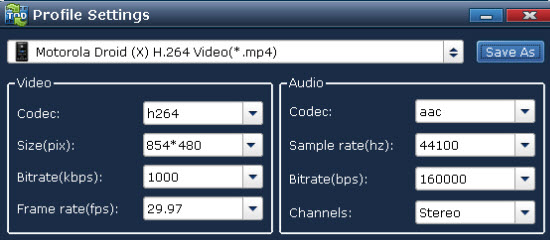 Profile Settings
