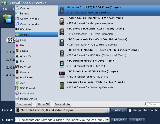 TOD Converter Output