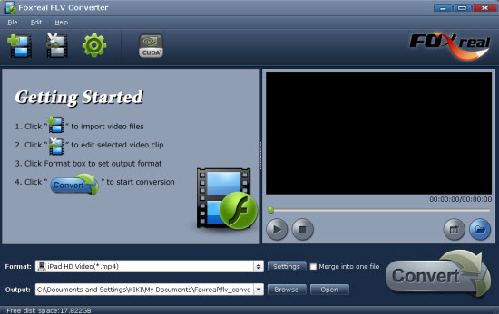 main interface