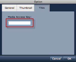 Enter Media Access Key