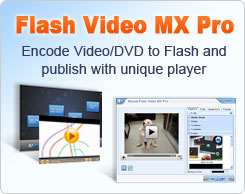 Encode Video/DVD to Flash and publish with unique player!