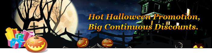 Halloween Promotion! Big Continuous Discounts!