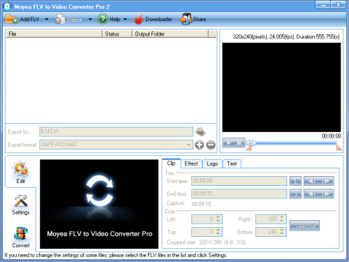 convert  flv