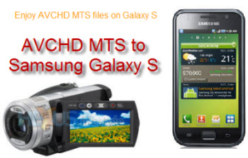 AVCHD MTS to Samsung Galaxy S