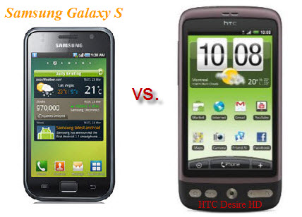 HTC Desire HD is a strong competitor for Samsung Galaxy S